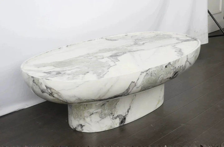 ABREU Modern Marble Coffee Table - Radical Homes Singapore