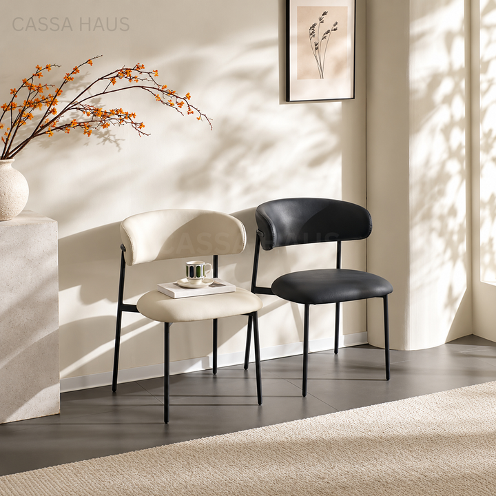 BAX Modern Boucle Dining Chair - Cassa Haus Singapore