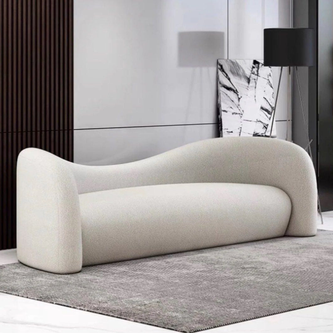 DIXIE Performance Boucle Curve Sofa - Radical Homes Singapore