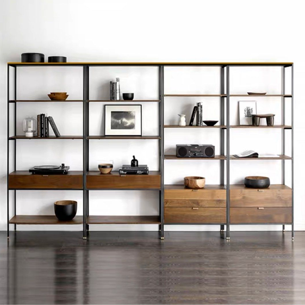 CAIO Industrial Wood Shelf - Radical Homes Singapore