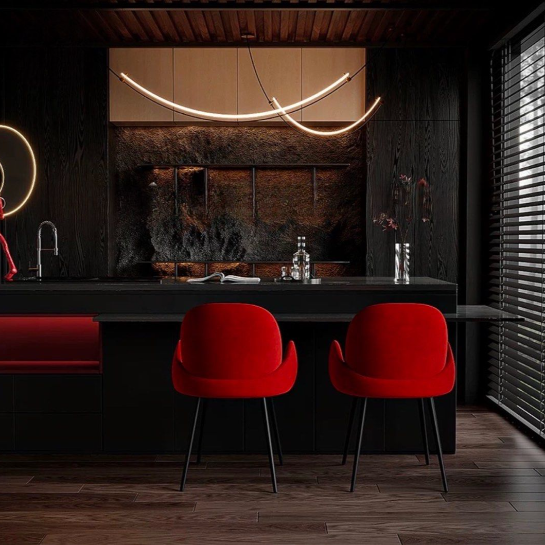 JIEA Modern Fabric Dining Chair - Radical Homes Singapore