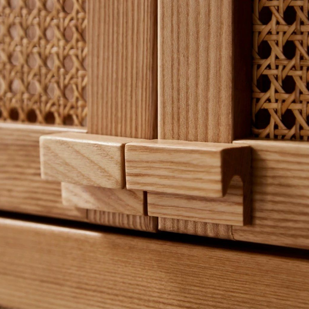 LINUSE Modern Solid Wood Cabinet - Radical Homes Singapore