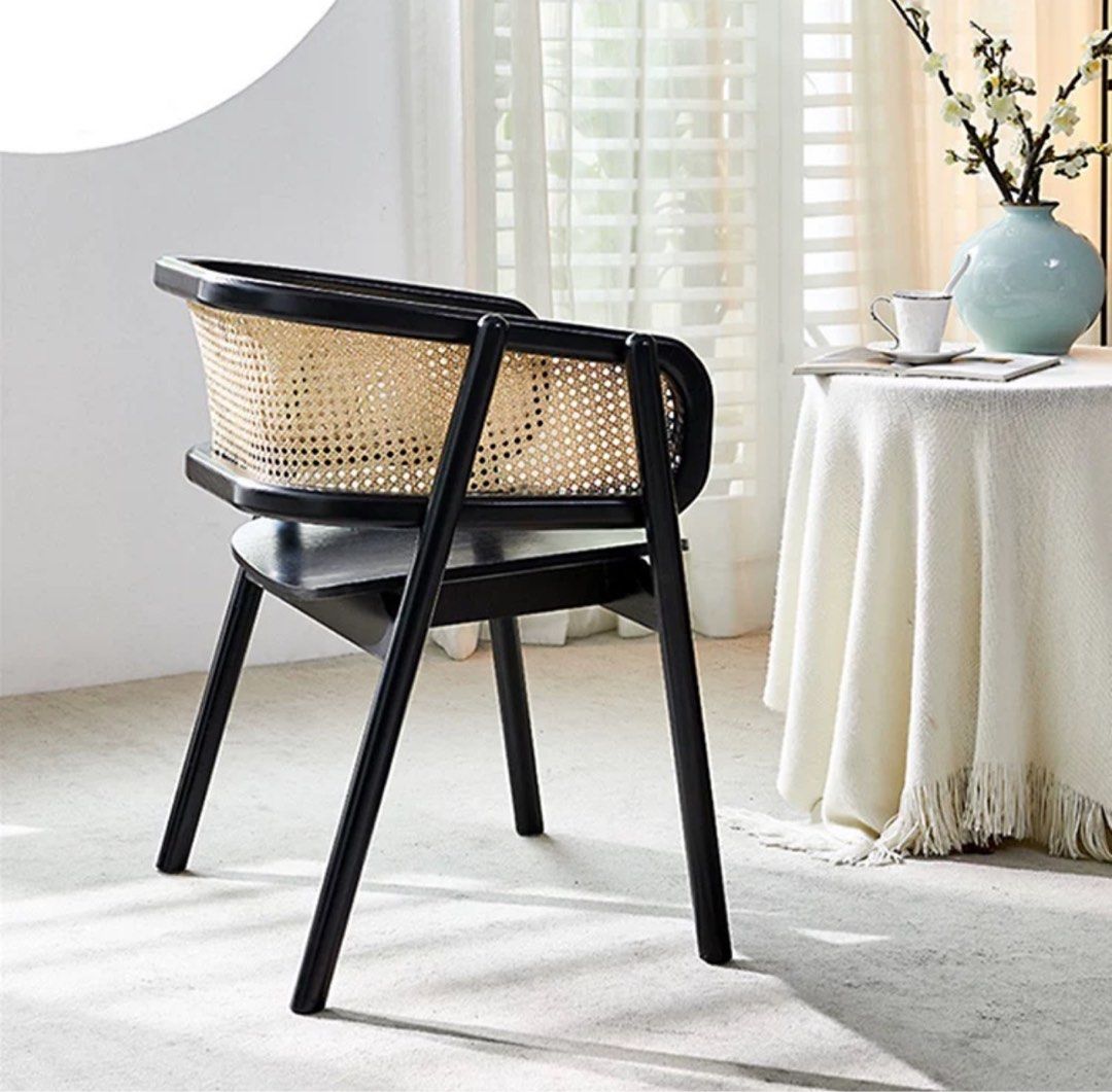 VOYAGE Vintage Rattan Dining Chair - Radical Homes Singapore