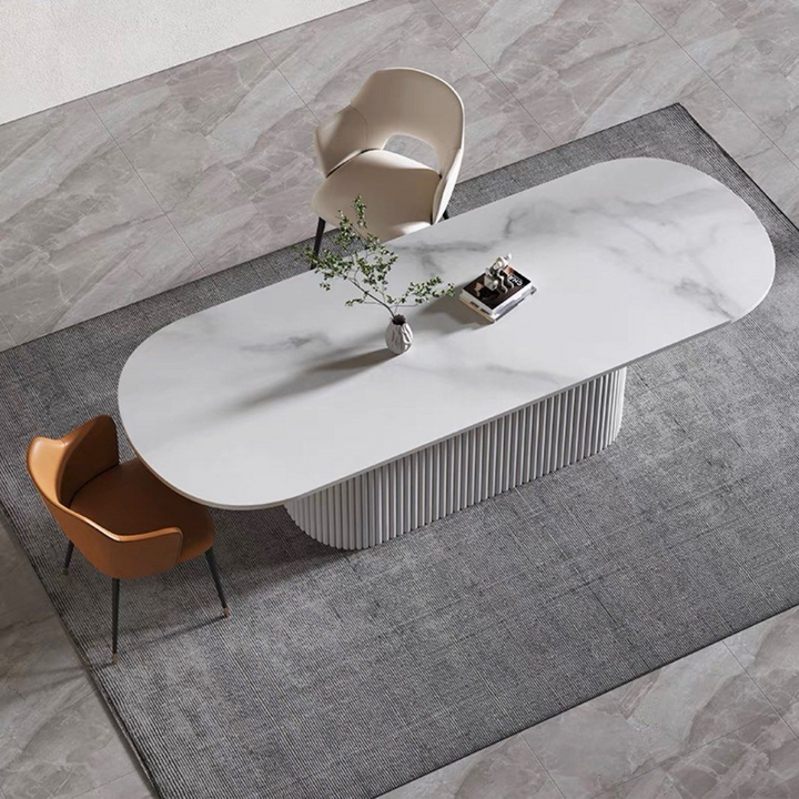AVELLIS Modern Oval Dining Table - Cassa Haus Singapore