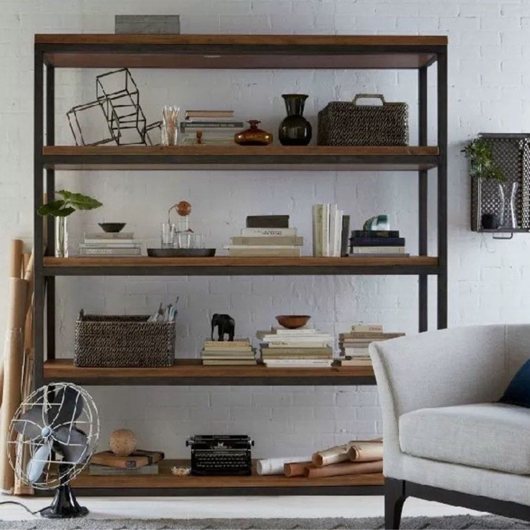 REDOAL Rustic Solid Wood Shelf - Radical Homes Singapore