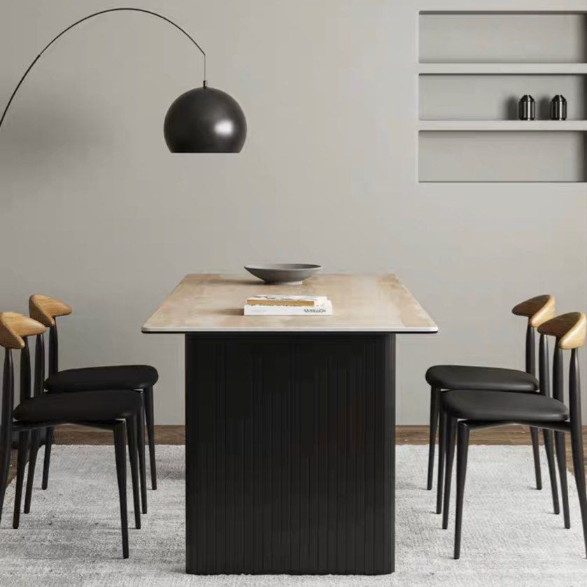 VELARON Modern Sintered Stone Dining Table & Chairs - Cassa Haus Singapore