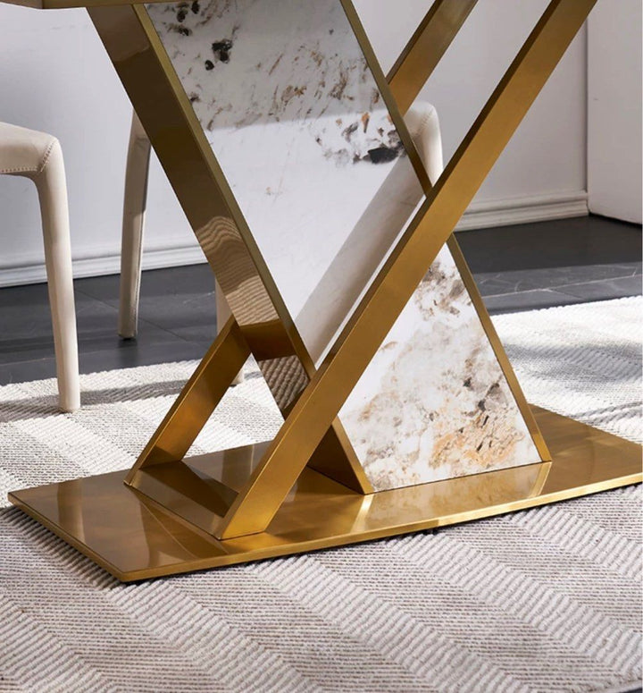 HUDSON Sintered Stone Dining Table - Radical Homes Singapore