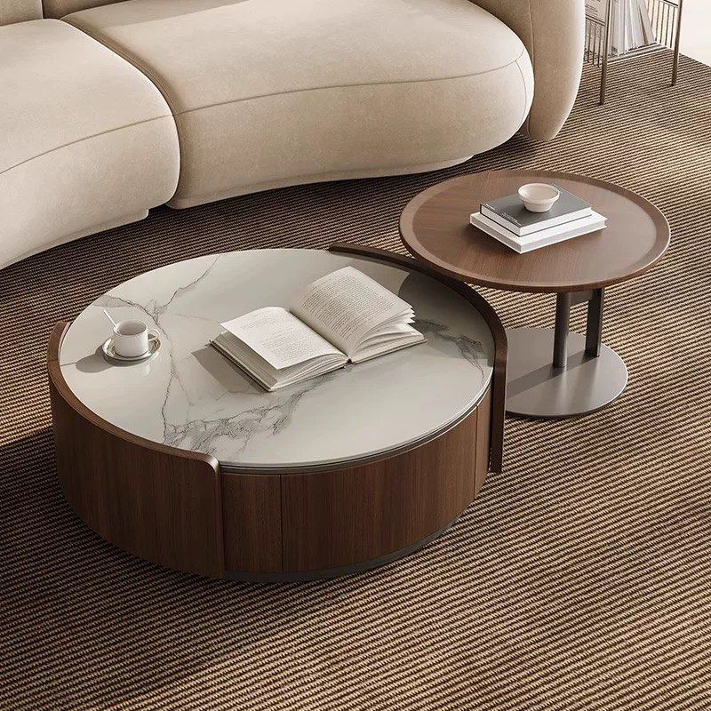 ORLENO Modern Round Coffee Table - Cassa Haus Singapore