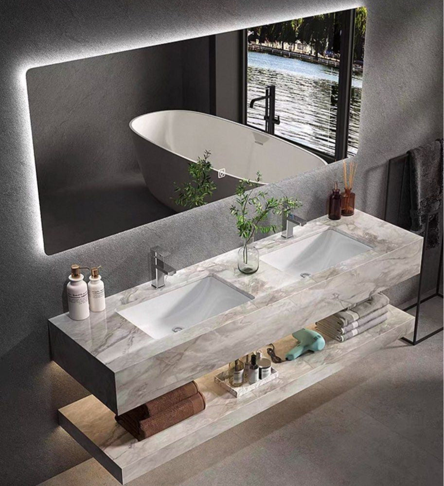 GREYSON Modern Sintered Stone Vanity Sink - Cassa Haus Singapore