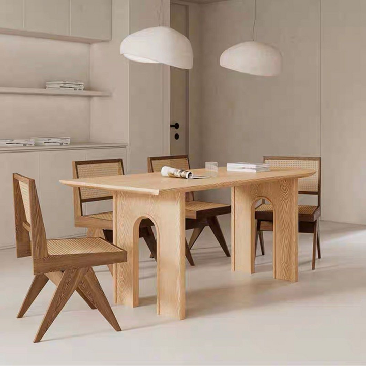 JACKSON Modern Wood Dining Table - Radical Homes Singapore