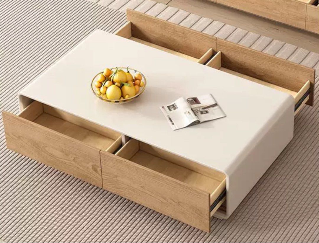 WILLIAM Japandi TV Console & Coffee Table - Radical Homes Singapore