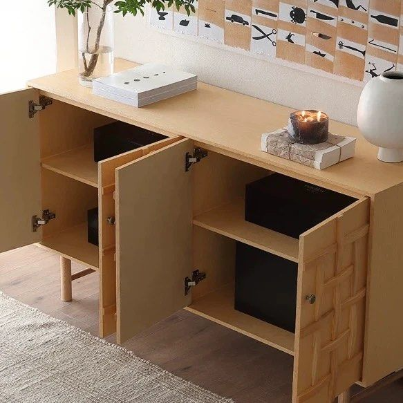 AOSSE Modern Solid Wood Sideboard - Radical Homes Singapore