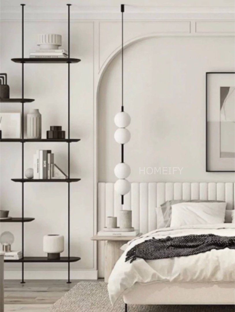 SABELLY Modern Full Length Wall Shelf - Radical Homes Singapore