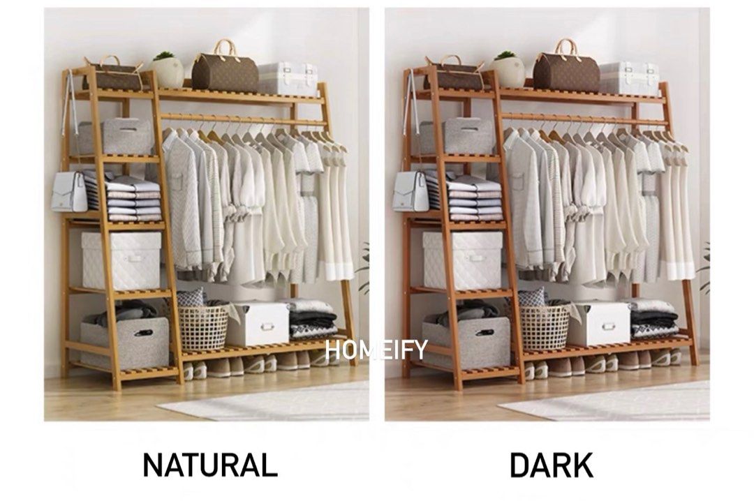 BAMKAI Modern Open Wardrobe - Cassa Haus Singapore