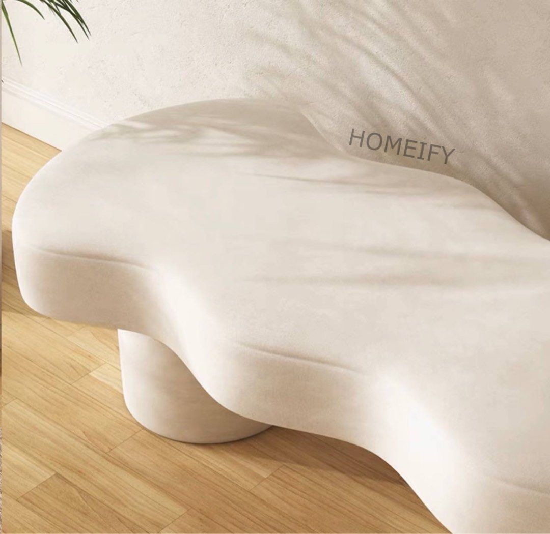 CALLAN Modern Jaggered Bench - Radical Homes Singapore