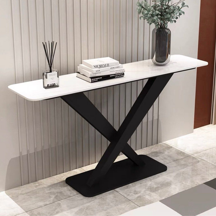 LUDOVICA Modern Sintered Stone Console Table - Radical Homes Singapore