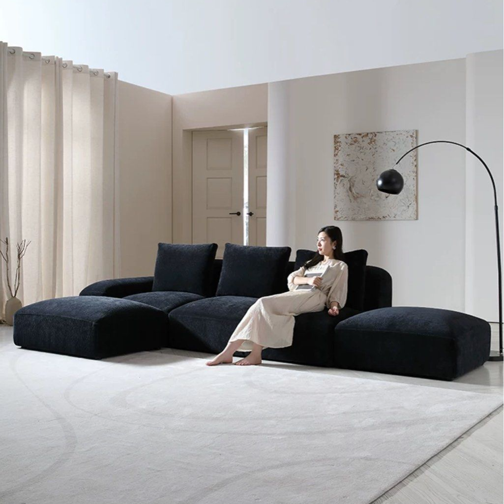 ELANTRA Modern Velvet Sofa - Radical Homes Singapore