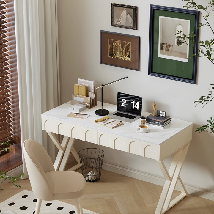 LUMINA Modern Study Table with Drawer - Radical Homes Singapore