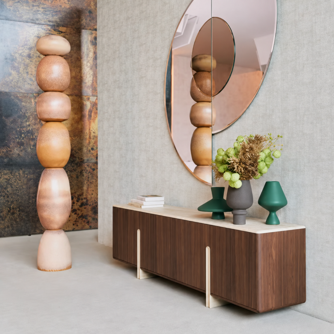 MONTERRE Modern Solid Wood TV Console