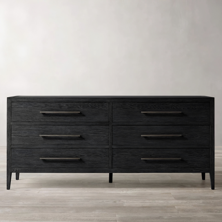 BASTION Modern Solid Wood Chest of Drawers - Cassa Haus Singapore