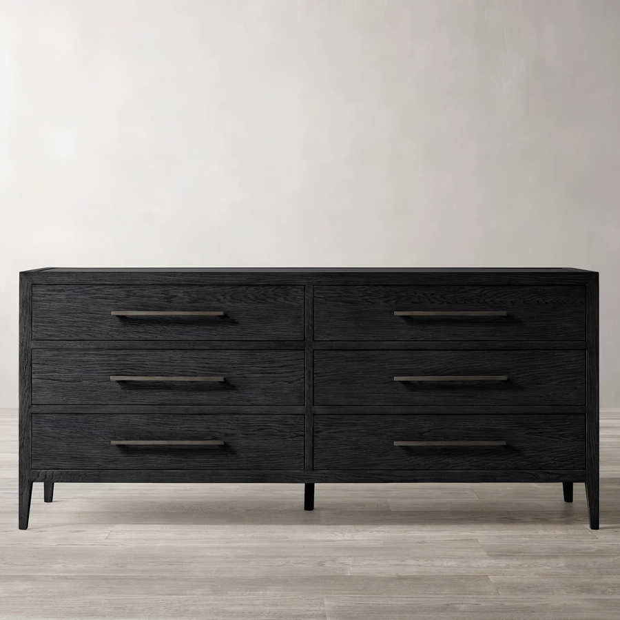 BASTION Modern Solid Wood Chest of Drawers - Cassa Haus Singapore