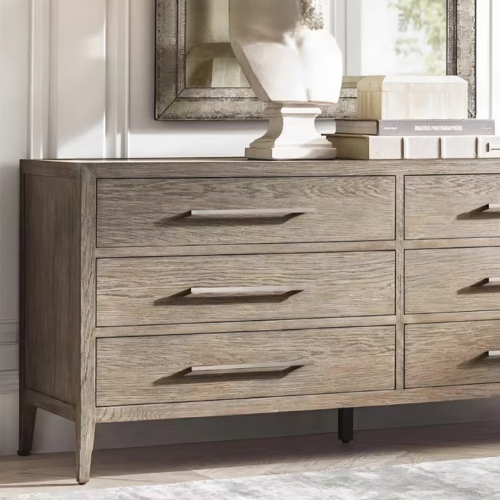BASTION Modern Solid Wood Chest of Drawers - Cassa Haus Singapore