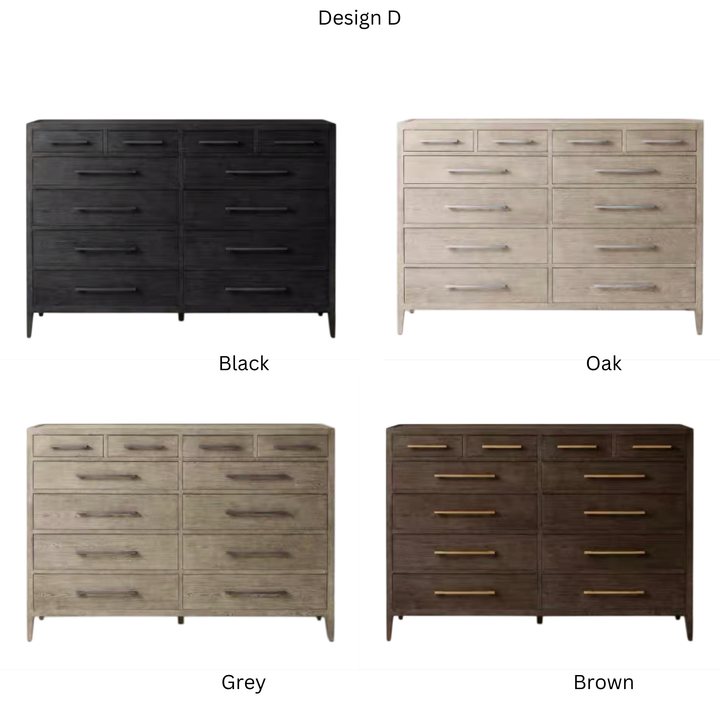 BASTION Modern Solid Wood Chest of Drawers - Cassa Haus Singapore