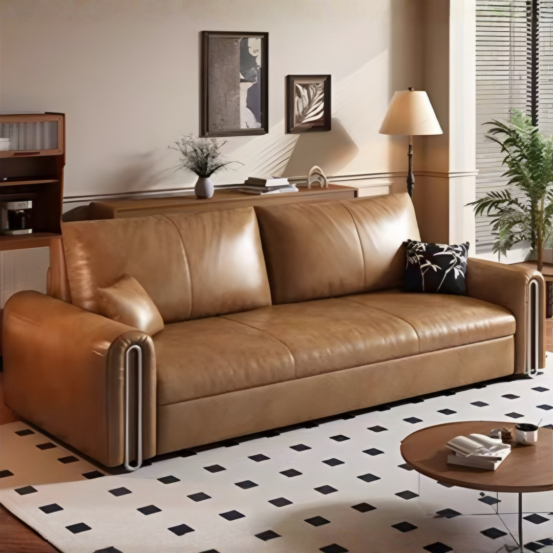 RUXO Modern Leather Sofa
