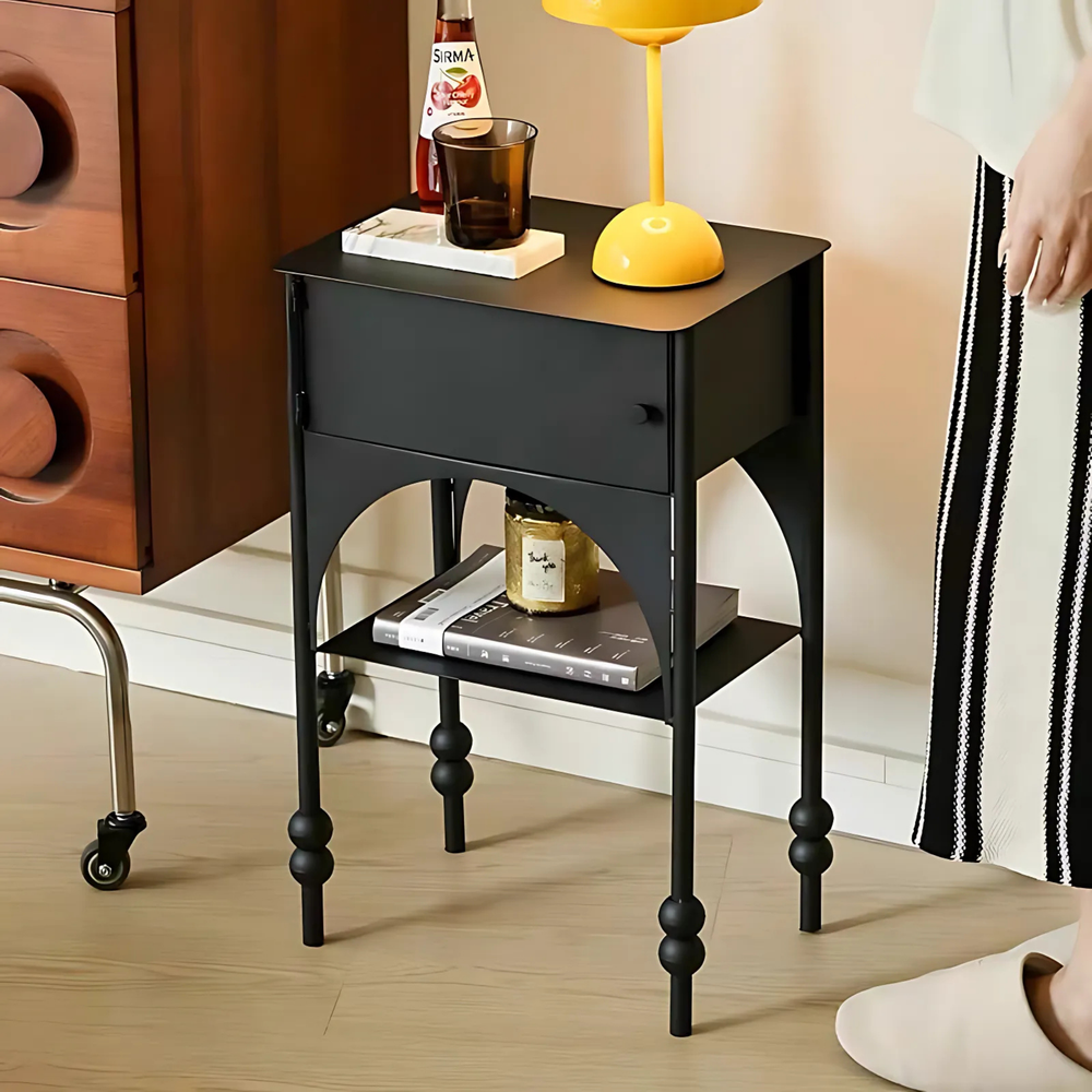 ORSON Rustic Bedside Table - Radical Homes Singapore