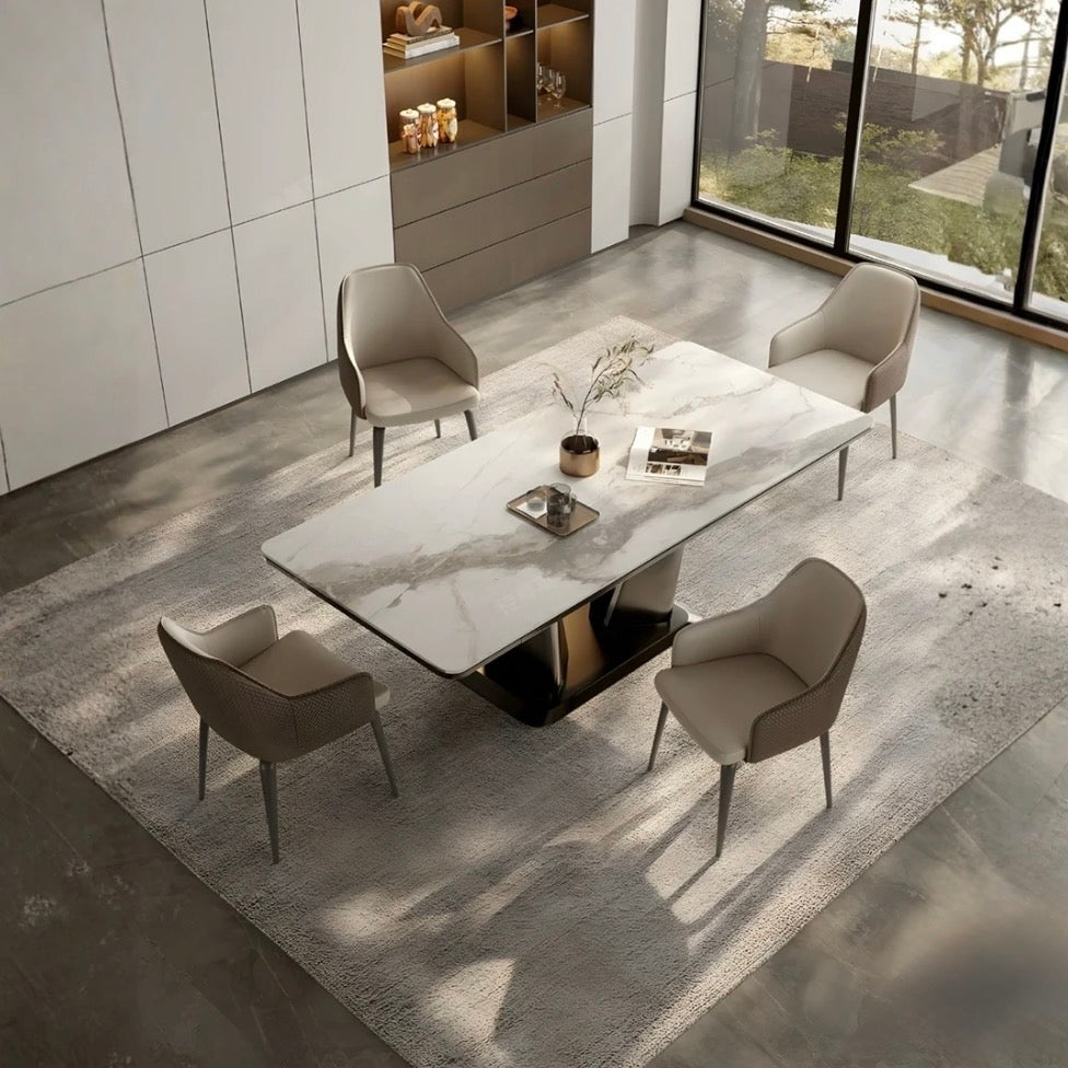 FLORENTIA Modern Leather Dining Armchair