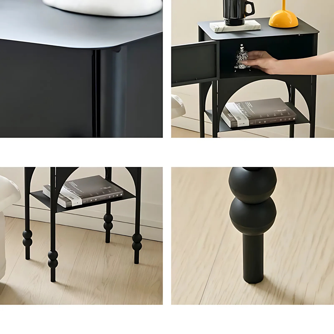 ORSON Rustic Bedside Table - Radical Homes Singapore