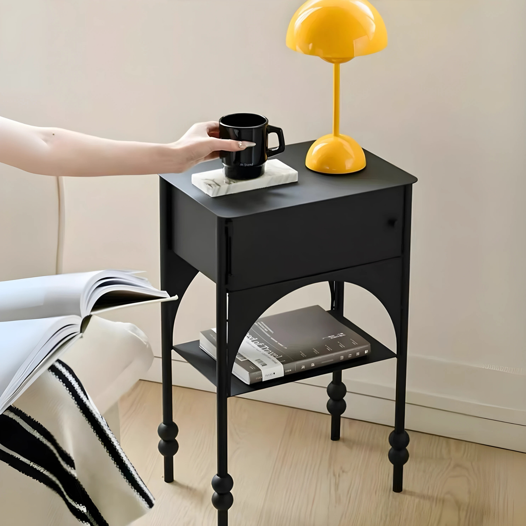ORSON Rustic Bedside Table - Radical Homes Singapore