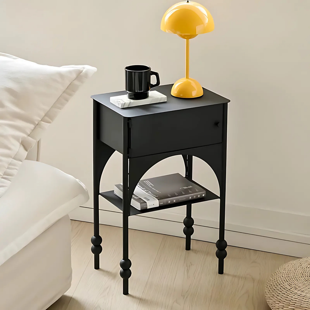 ORSON Rustic Bedside Table - Radical Homes Singapore