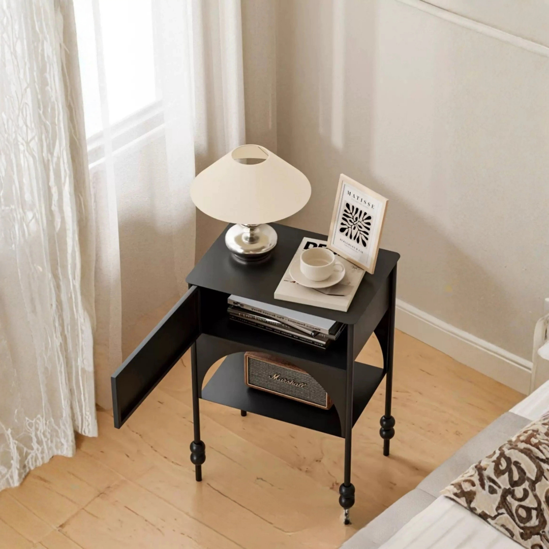 ORSON Rustic Bedside Table - Radical Homes Singapore
