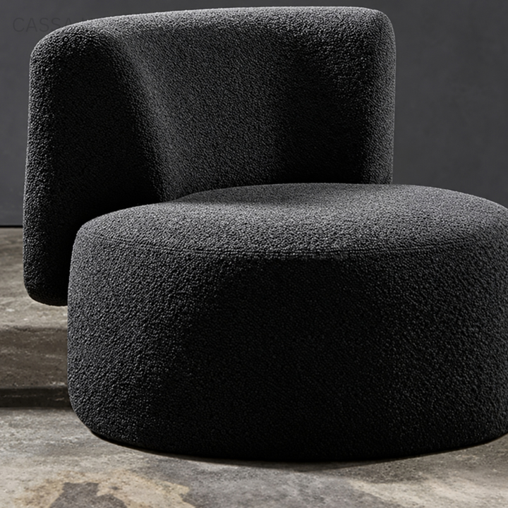 OMINA Modern Curved Boucle Sofa - Cassa Haus Singapore