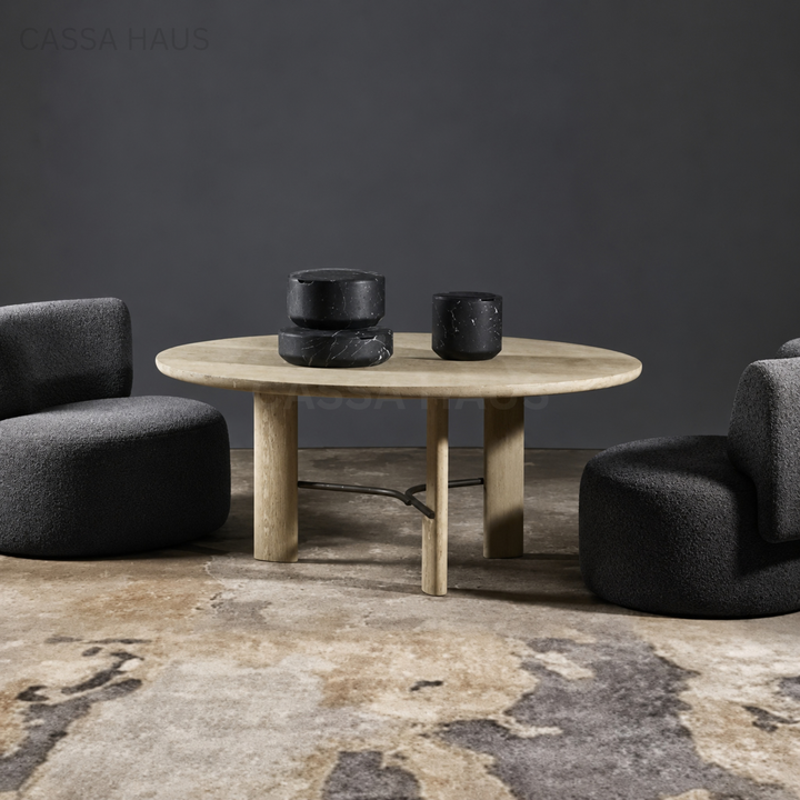 OMINA Modern Curved Boucle Sofa - Cassa Haus Singapore