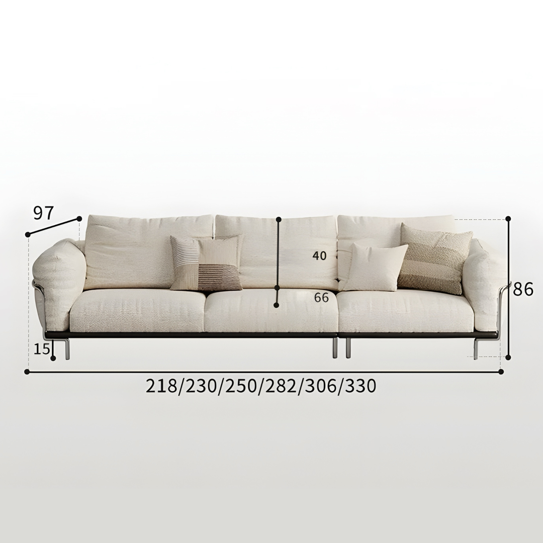 MERRIT Modern Fabric Sofa - Cassa Haus Singapore