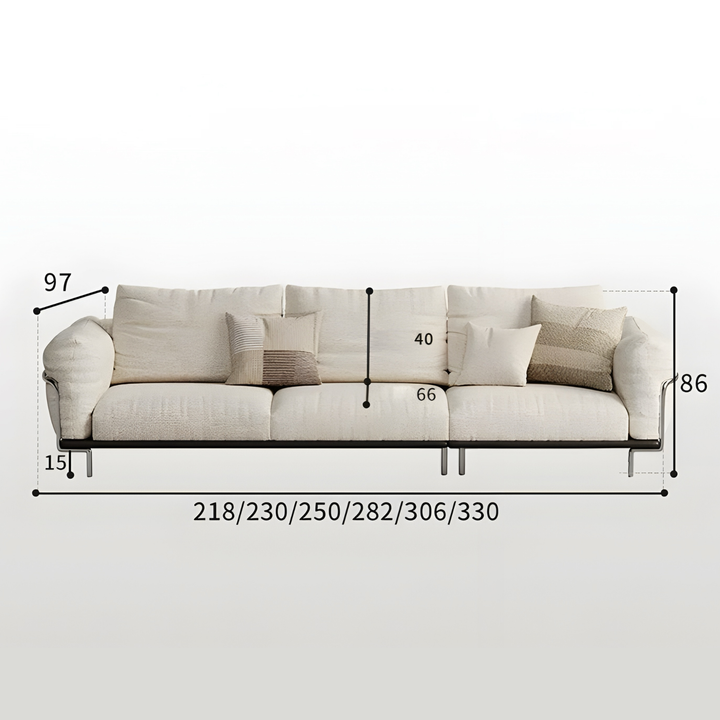 MERRIT Modern Fabric Sofa - Cassa Haus Singapore