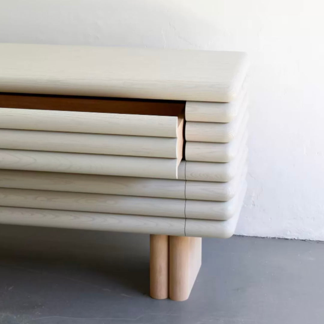 CORDWOOD Modern Solid Wood Chest of Drawers - Cassa Haus Singapore