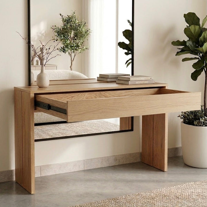 OAKRIVEN Solid Oak Wood Console Table (INSTOCK)
