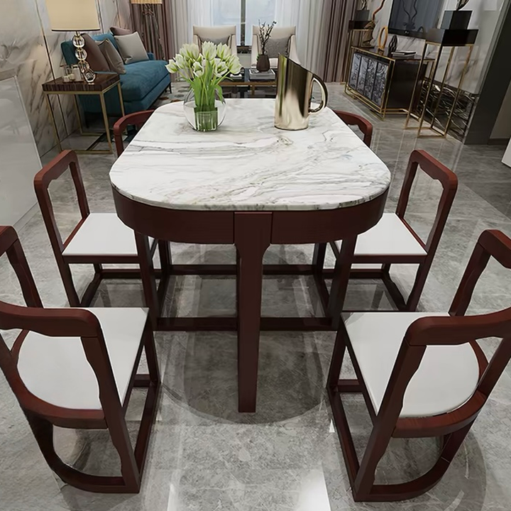 CONVENE Modern Compact Dining Table With Chairs