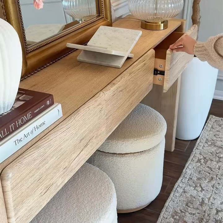 KOVEN Modern Solid Wood Console Table - Cassa Haus Singapore