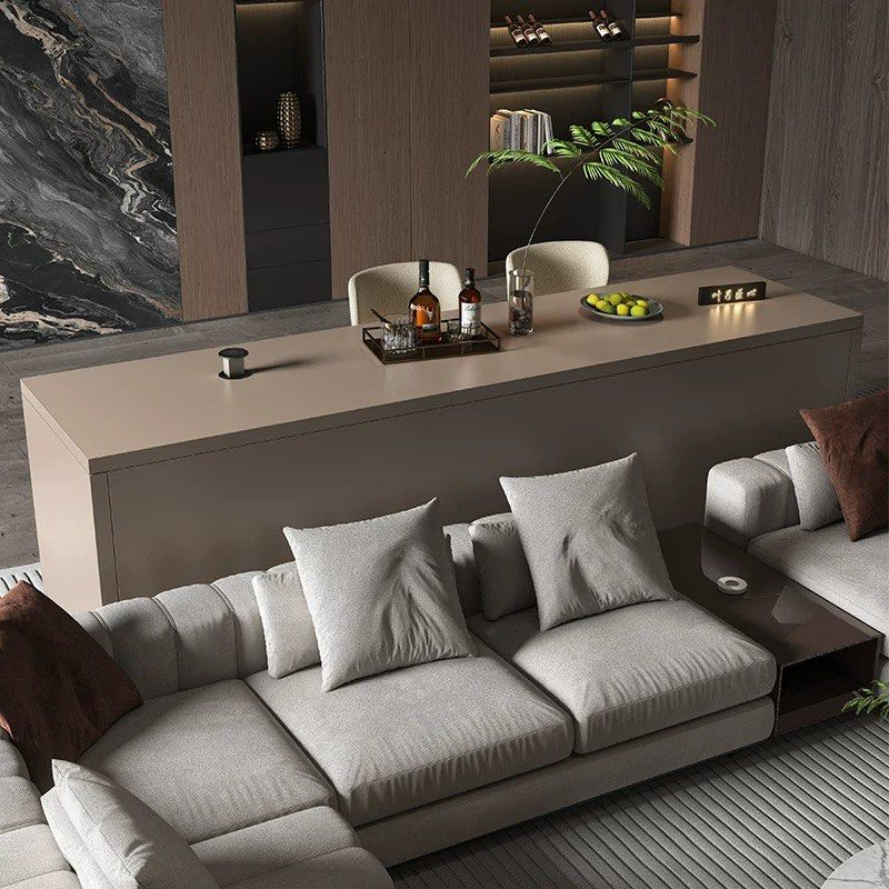 ALRIC Modern Sintered Stone Bar Table - Radical Homes Singapore