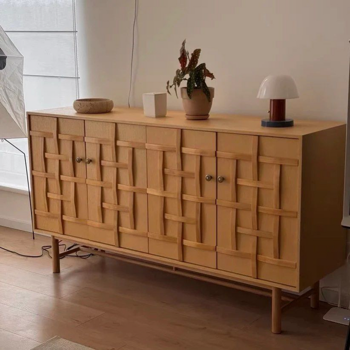 AOSSE Modern Solid Wood Sideboard - Radical Homes Singapore