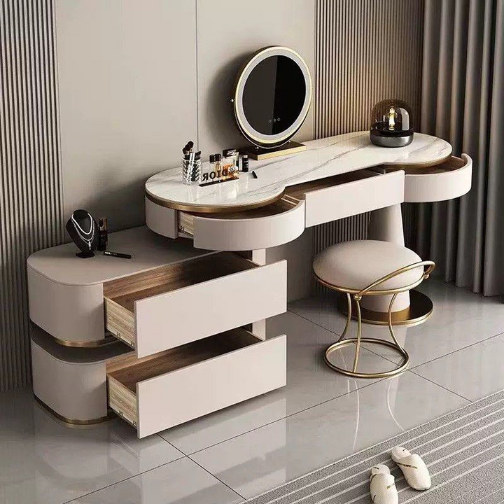 SINTARA Modern Solid Wood Vanity Table - Cassa Haus Singapore