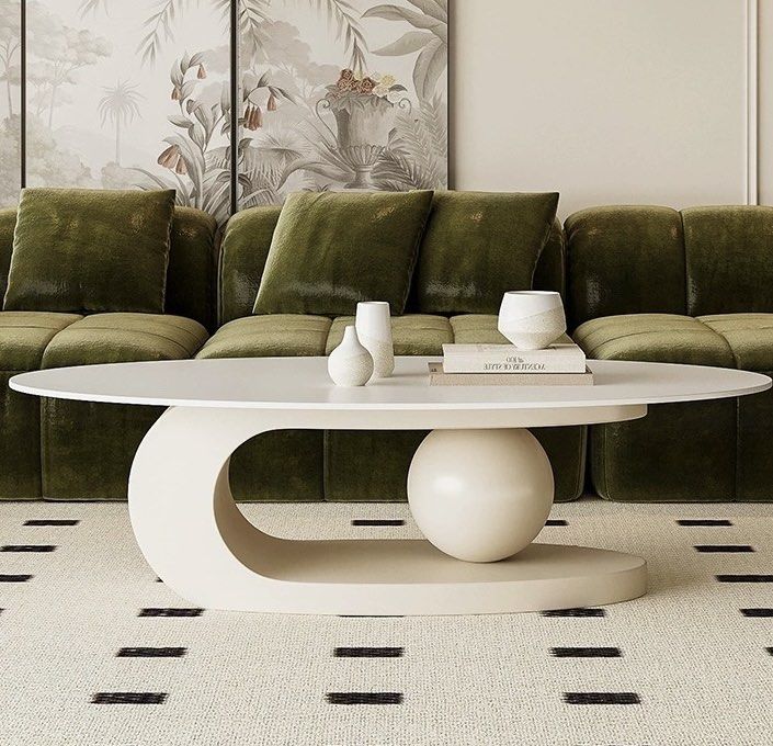 ALDO Modern Sintered Stone Coffee Table - Radical Homes Singapore