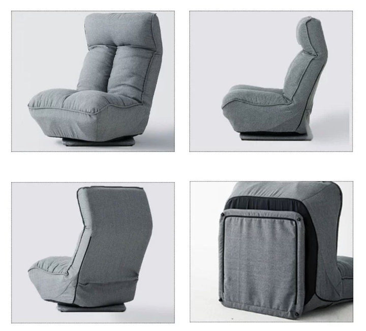 GROM Japandi Fabric Lounge Chair - Cassa Haus Singapore