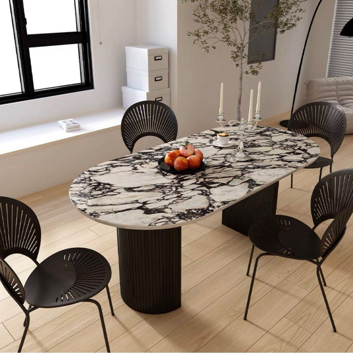 MURPHY Modern Marble Dining Table - Radical Homes Singapore
