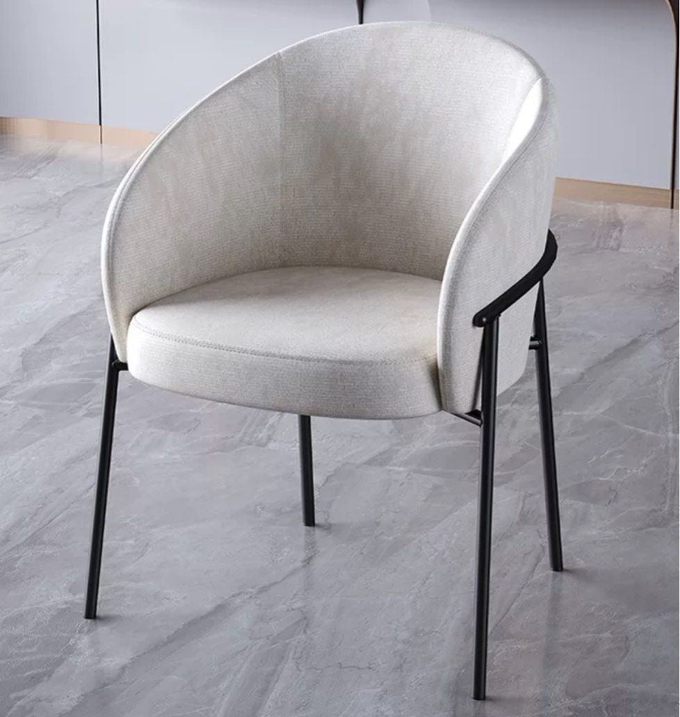 LUCENTE Modern Velvet Dining Chair - Radical Homes Singapore
