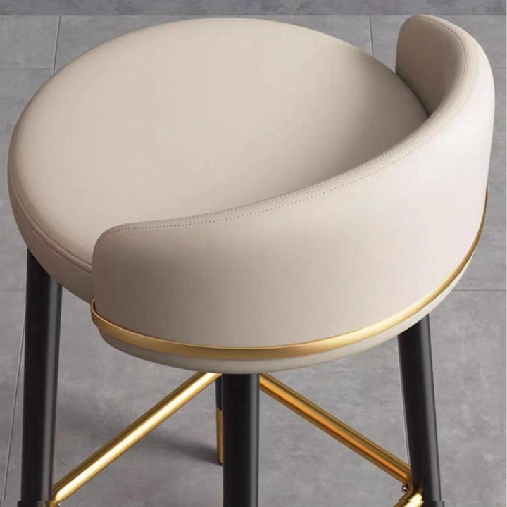 KORVEN Modern Leather Bar Stool - Cassa Haus Singapore